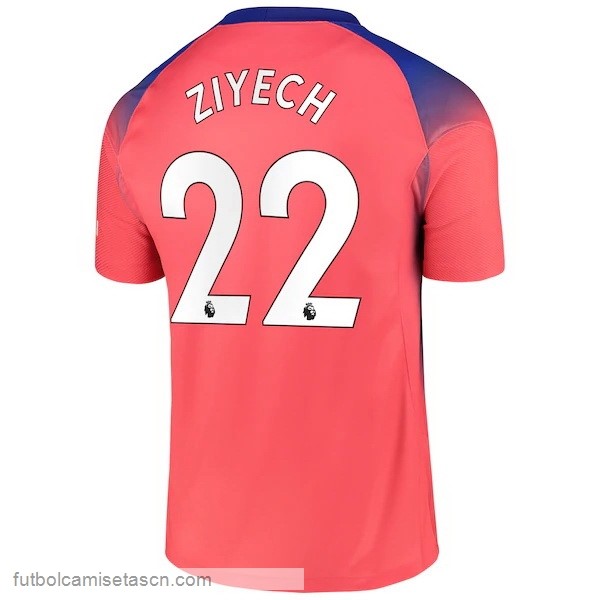 Camiseta Chelsea NO.22 Ziyech 3ª 2020/21 Naranja